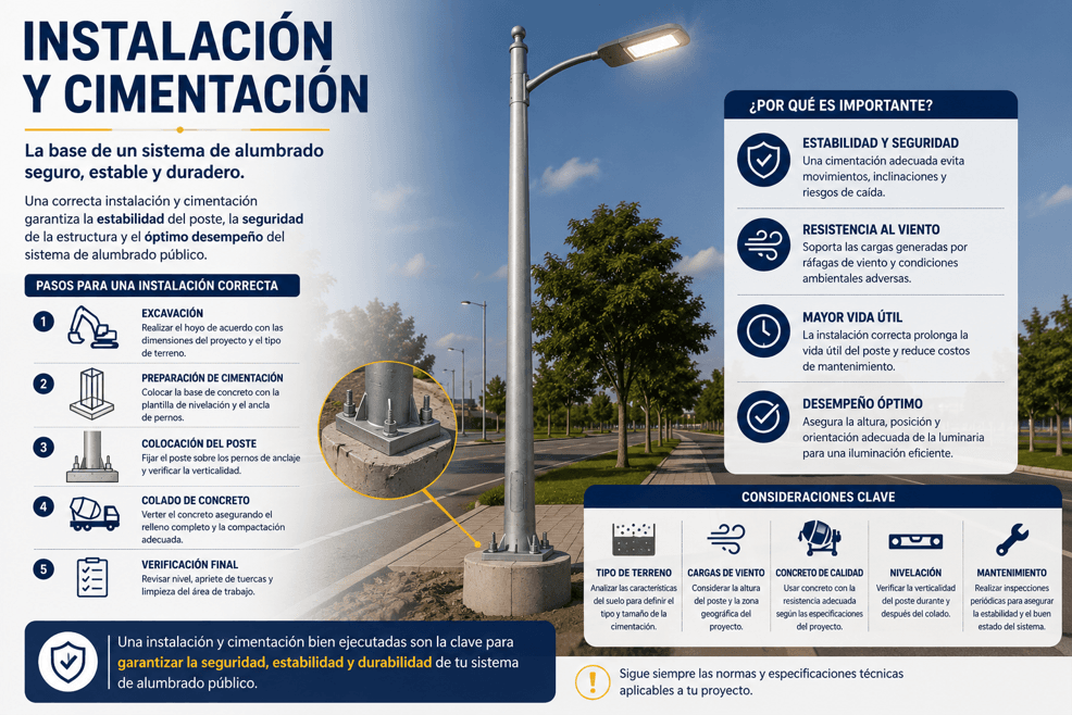 instalacion y cimentacion